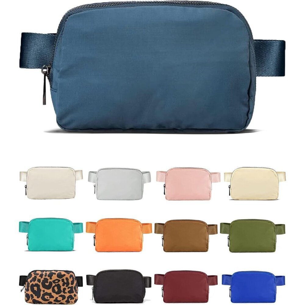Mini Waterproof Crossbody Belt Bag for Women Men Unisex Travel Pouch